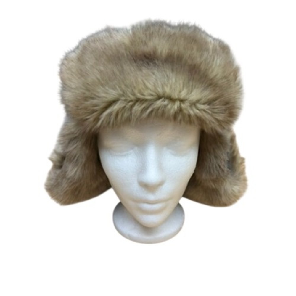 "American Eagle Outfitters" Cable Knit Faux Fur Trapper Hat Aviator PLZ READ!!